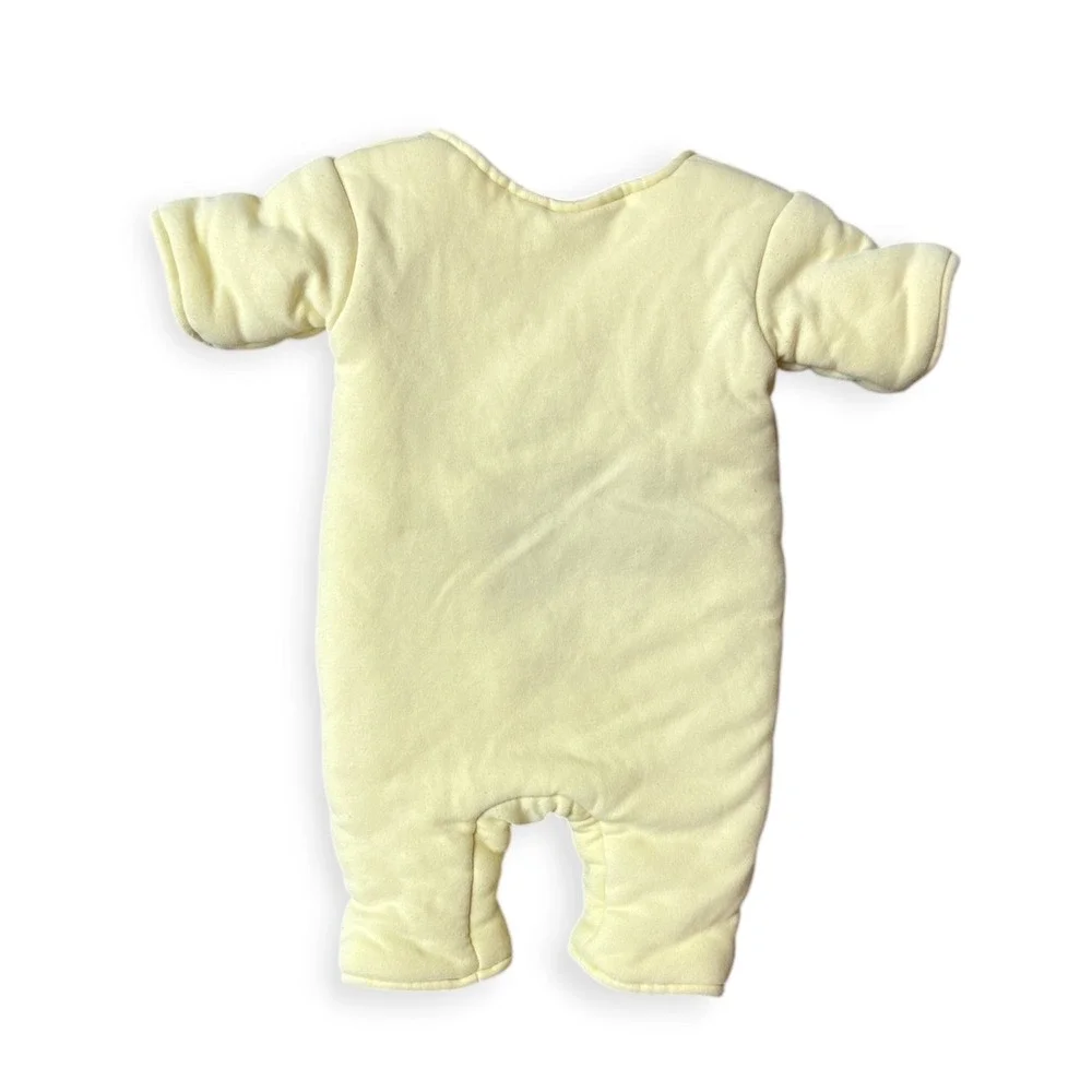 Baby‎ Merlins Magic Sleepsuit 100% Cotton Yellow Sleeper Baby 3-6 Months Small